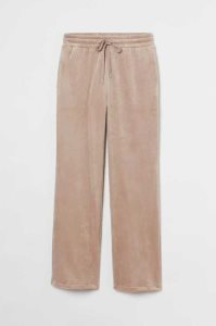 Pantalones H&M Velour Mujer Marrom | 783629FUB