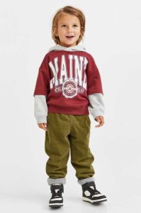 Pantalones Jogger H&M Forro Corduroy Niños Marrom Oscuro | 948167OAE