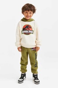 Pantalones Jogger H&M Printed Niños Beige Oscuro | 058426VCK