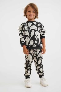 Pantalones Jogger H&M Printed Niños Grises | 682097WSE