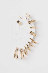 Pendientes H&M Ear Cuffs Mujer Dorados | 920513PKX