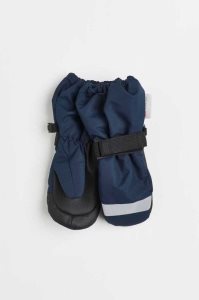 Ropa De Abrigo H&M Agua-repellent Ski Mittens Niños Azul Marino Azules | 504917UFN