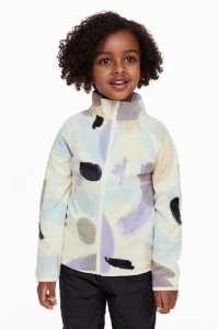 Ropa De Abrigo H&M Fleece Jacket Niños Beige Blancos | 239046NAK