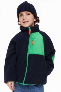 Ropa De Abrigo H&M Teddy jacket Niños Kaki Verdes | 849361SHM