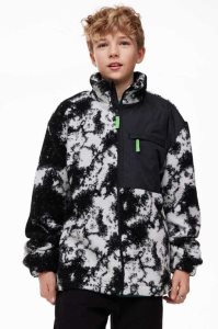 Ropa De Abrigo H&M Teddy jacket Niños Negros | 209635RAK