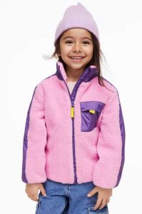 Ropa De Abrigo H&M Teddy jacket Niños Rosas Morados | 632480MAK