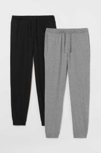 Ropa De Casa H&M 2-pack Jersey Pajama Pants Hombre Grises | 524196RFY