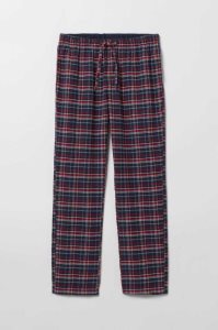 Ropa De Casa H&M Flannel Pajama Pants Hombre Azules Rojos | 942568GIJ