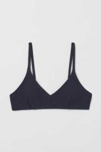 Ropa De Playa H&M Acolchado Bikini Top Mujer Rosas Oscuro | 076293DMU