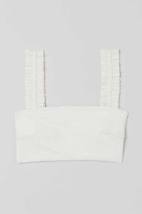 Ropa De Playa H&M Acolchado Bikini Top Mujer Blancos | 217084GSM