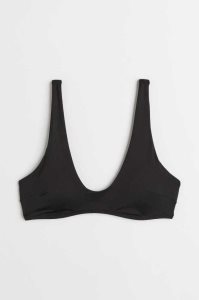 Ropa De Playa H&M Acolchado Bikini Top Mujer Negros | 759284TBK