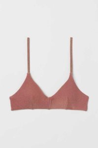 Ropa De Playa H&M Acolchado Bikini Top Mujer Azules Claro | 962134PDG