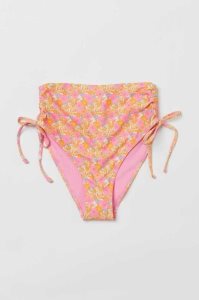 Ropa De Playa H&M Brazilian Bikini Bottoms Mujer Rosas Naranjas | 390251VOT