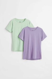 Ropa Deportiva H&M 2-pack Tops Niños Morados Claro Verdes | 592487VOG