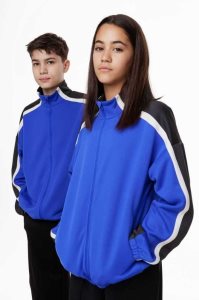 Ropa Deportiva H&M DryMove Pista jacket Niños Azules | 162754HOI