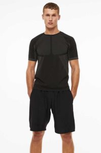 Ropa Deportiva H&M DryMove Seamless top Hombre Negros | 416903XDM