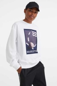 Ropa Deportiva H&M Long-sleeved Basketball Niños Blancos | 452906DFX