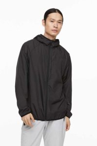 Ropa Deportiva H&M Sports Windbreaker Hombre Negros | 725604PCJ