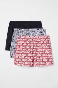 Ropa Interior H&M 3-pack Woven Algodon Boxer Shorts Hombre Verdes | 568792XCY