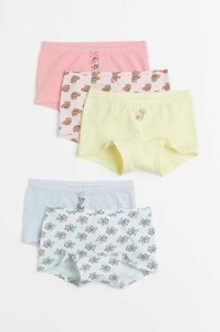 Ropa Interior H&M 5-pack Algodon Boxer Briefs Niños Rojos | 693702XUO