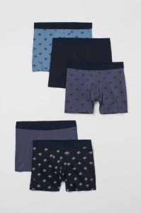 Ropa Interior H&M 5-pack Boxer Shorts Hombre Grises Oscuro | 827316RCW