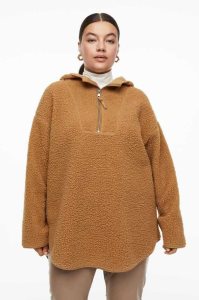 Sudadera Con Capucha H&M Oversized Fleece Mujer Negros | 892075AYP