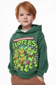 Sudadera Con Capucha H&M Printed Niños Grises Claro | 038921MCR