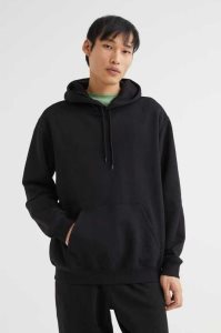 Sudadera Con Capucha H&M Relaxed Fit Hombre Negros | 701356VUL