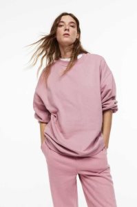 Sudaderas H&M Oversized Mujer Rosas | 361287QDY