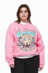 Sudaderas H&M Printed Mujer Rosas | 761203QFA