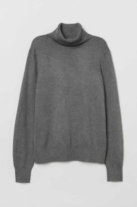 Suéteres H&M Fine-knit Turtleneck Mujer Grises Marrom | 504932DGS