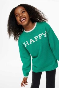 Suéteres H&M Jacquard-knit Niños Verdes | 312479LXI