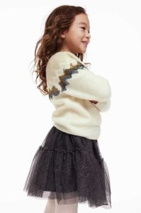 Suéteres H&M Niños Morados Claro | 791084PSE