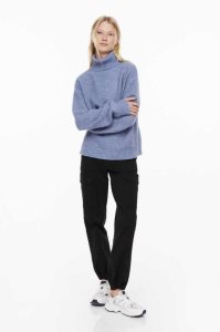 Suéteres H&M Rib-knit Turtleneck Mujer Negros | 759632WRX