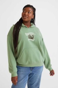 Talla Extra H&M Oversized Hoodie Mujer Verdes Oscuro | 219346LFG