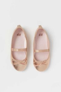 Tenis Planos H&M Ballet Niños Beige | 264731AOW