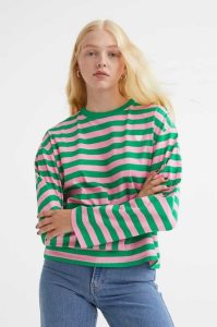 Tops H&M Long-sleeved Printed Mujer Verdes | 801634TLG