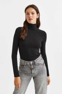 Tops H&M Mock Turtleneck Mujer Creme | 954263WVX