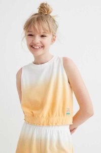 Tops H&M Terry Niños Amarillos | 264857OHD