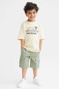 Una sola pieza H&M 2-piece Algodon Niños Kaki Verdes Beige Blancos | 326491SFU