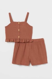 Una sola pieza H&M 2-piece Algodon Niños Morados Claro | 380761QKL