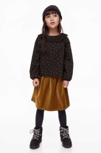 Una sola pieza H&M 2-piece Algodon Niños Negros Beige Oscuro | 465238QNZ