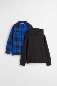 Una sola pieza H&M 2-piece Algodon Niños Grises | 601427LFV