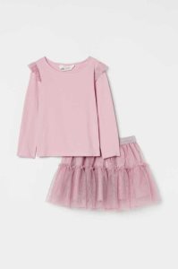 Una sola pieza H&M 2-piece Tulle Niños Rosas | 751803NTA