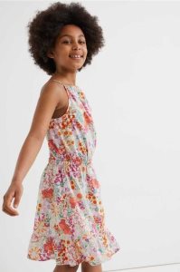 Vestido Corto H&M Cut-out Niños Naranjas Claro | 279485AIE