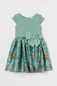 Vestido Corto H&M Flared-skirt Niños Negros | 753814YML