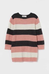 Vestido Corto H&M Knit Niños Grises Oscuro | 365018GPK