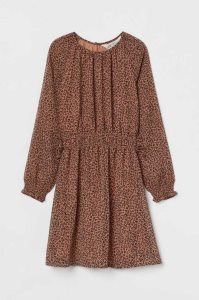 Vestido Corto H&M Smocked Niños Verdes | 234769XGB