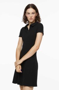 Vestido H&M Collared Acanalado Mujer Morados Claro | 370194RSJ