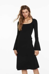 Vestido H&M Fine-knit Mujer Rosas | 956134BDI